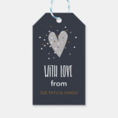 Mit Liebe von - personalisierter Weihnachtsgeschen Geschenkanhänger (Vorderseite)