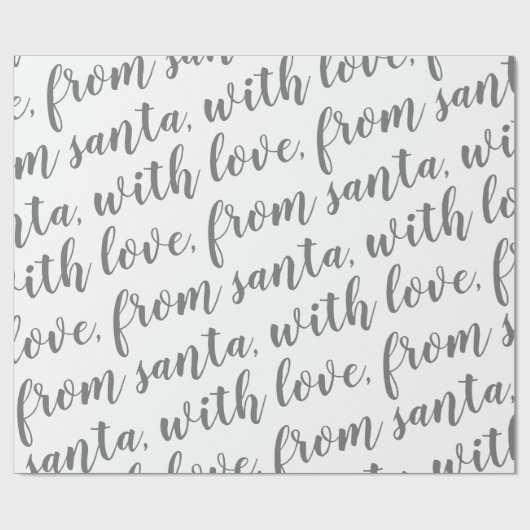 mit Liebe von Sankt Geschenkpapier (Flach)