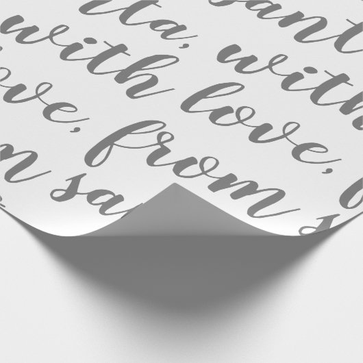 mit Liebe von Sankt Geschenkpapier (Ecke)