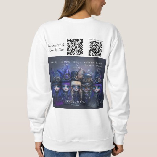 Mit Liebe von Sue Sweatshirt (Rückseite)