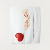 Mit Liebe Wandteppich (Vorderseite)