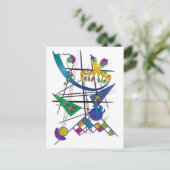 Mit Liebe zu Kandinsky Postkarte (Stehend Vorderseite)