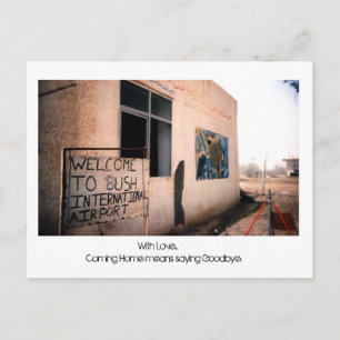 Mit Liebe... Zuhause zu kommen bedeutet.. Postkarte