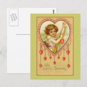 Mit lieben Grüßen Postkarte (Vorne/Hinten)