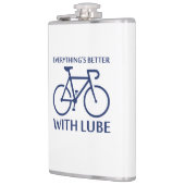 Mit Lube ist alles besser Flachmann (Links)