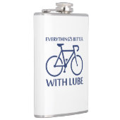 Mit Lube ist alles besser Flachmann (Rechts)