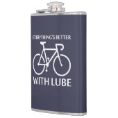 Mit Lube ist alles besser Flachmann (Links)