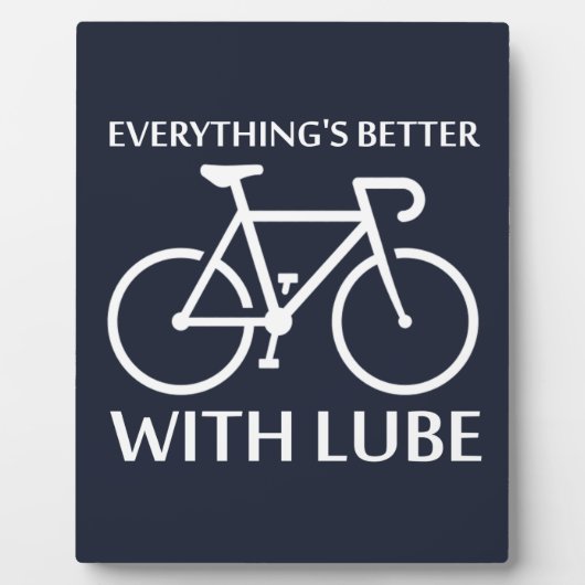 Mit Lube ist alles besser Fotoplatte (Vorderseite)