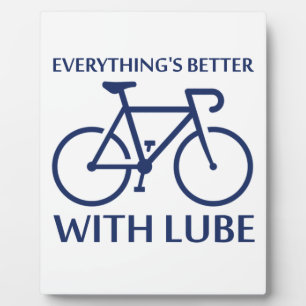 Mit Lube ist alles besser Fotoplatte