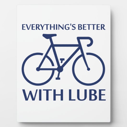 Mit Lube ist alles besser Fotoplatte (Vorderseite)