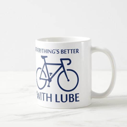 Mit Lube ist alles besser Kaffeetasse (Rechts)