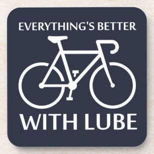 Mit Lube ist alles besser Untersetzer