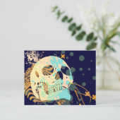 mit Luftblasen. Postkarte (Stehend Vorderseite)