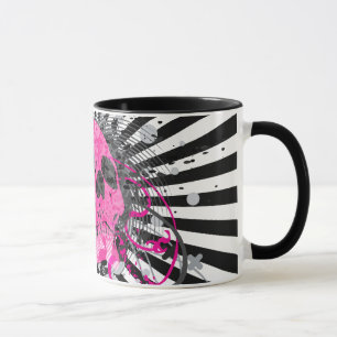 mit Luftblasen. Tasse