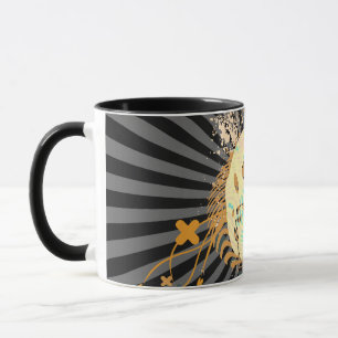mit Luftblasen. Tasse