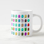 Mit lustigen Außerirdischen Jumbo-Tasse (Rechts)