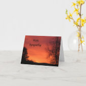 Mit majestätischer Beileid-Karte Karte (Gelbe Blume)