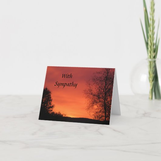 Mit majestätischer Beileid-Karte Karte (Vorderseite)