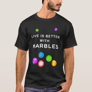 MIT MARBLES für Marmorspieler T-Shirt