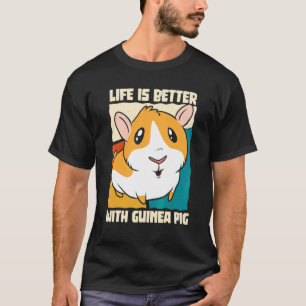 Mit Meerschweinchen Haustier Meerschweinchen Tier T-Shirt