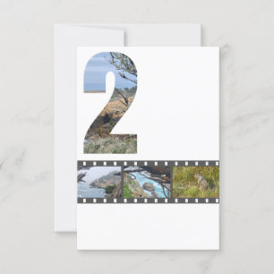 mit mehreren Rahmen bedeckt Einladung