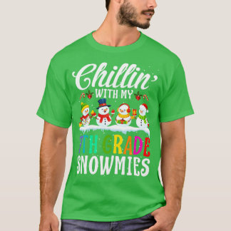 Mit meinem 7. Klasse Snowmies Lehrer Xmas Gi T-Shirt