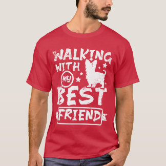 Mit meinem besten Freund Junge spazieren T-Shirt