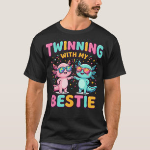Mit meinem besten Freund twinnen süße rosa blaue A T-Shirt
