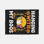 Mit meinem Boos Funny Halloween Ghost Hexe S Fleecedecke (Vorderseite (Horizontal))