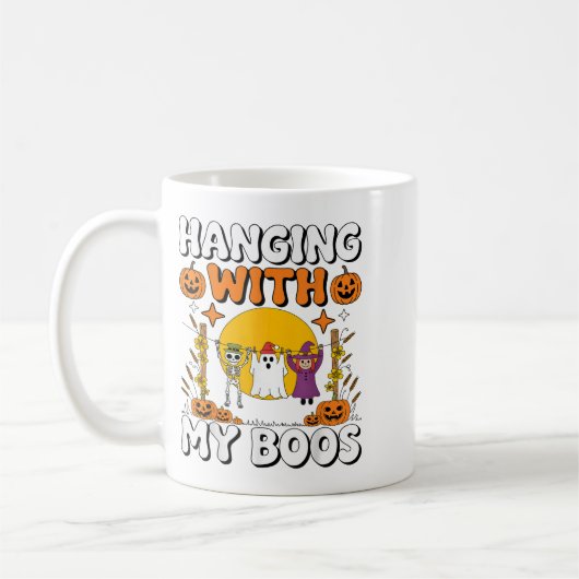 Mit meinem Boos Funny Halloween Ghost Hexe S Kaffeetasse (Links)