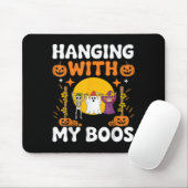 Mit meinem Boos Funny Halloween Ghost Hexe S Mousepad (Mit Mouse)