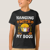 Mit meinem Boos Funny Halloween Ghost Hexe S T-Shirt (Vorderseite)