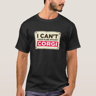 Mit meinem Corgi Corgi Eigentümer Hund Vater Dog P T-Shirt