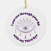 Mit meinem dritten Augenschmuck durch Ihre BBS seh Keramik Ornament (Vorne)
