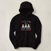 Mit meinem ersten Snowmies-Lehrer Chris Hoodie (Design vorne)