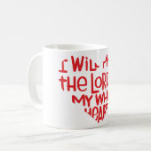 Mit meinem ganzen Herzen Kaffeetasse (Vorderseite Links)