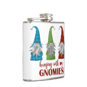 Mit meinem Gnomies Weihnachtskolben umgehen Flachmann (Rechts)