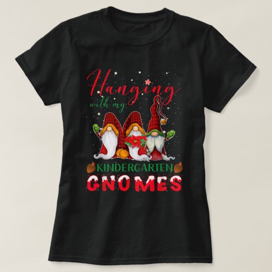 Mit meinem Kindergarten meine Weihnachtslehre T-Shirt (Design vorne)