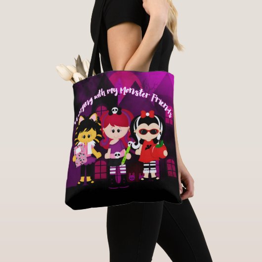 Mit meinem Monster Friends Halloween Tasche (Von Nahem)