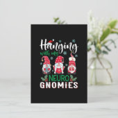 Mit meinem Neuro Gnomies Nurse Weihnachtslieder än Einladung (Stehend Vorderseite)