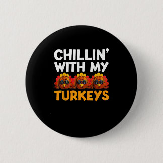 Mit meinem Shirt in der Truthahn kühlen Männer Button