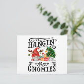 Mit meinem Weihnachtsbummel Postkarte (Stehend Vorderseite)