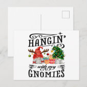 Mit meinem Weihnachtsbummel Postkarte (Vorne/Hinten)