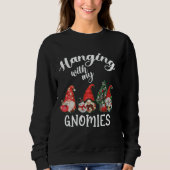 Mit meinem Wissenschaftslehrer Gnomes Ugly Xmas m Sweatshirt (Vorderseite)