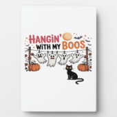 Mit meinen Boos Ghost hängend, schwarze Katze halt Fotoplatte (Vorderseite)