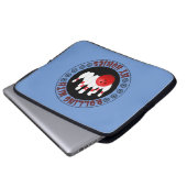 Mit meinen Gaben für Bowling-Bowler rollen Laptopschutzhülle (Vorne Knopf)