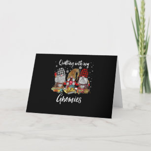 Mit meinen Gnomen den Weihnachtsfeiertag beenden Karte