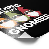 Mit meinen Gnomen-Garten-Genom Fotodruck (Ecke)