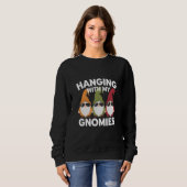 Mit meinen Gnomen-Garten-Genom Sweatshirt (Vorne ganz)