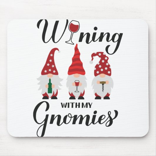 Mit meinen Gnomen gewinnen. Trinken von Gnomen. Fu Mousepad (Vorne)